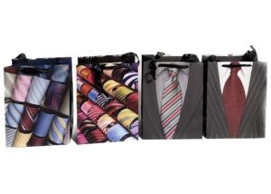 torebka pogrubiony materiał garnitur krawat